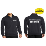 Custom Security 1/2-Zip Job Shirt